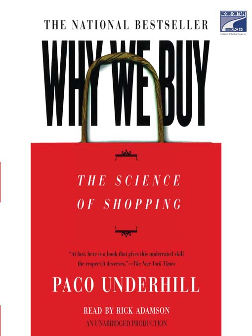 Title details for Why We Buy by Paco Underhill - Available